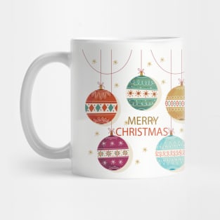 Merry Christmas Balls Mug